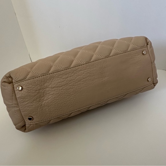 ✨Like New!! KATE SPADE Gold Coast Georgina Quilted Leather Cashew Handbag Purse - Picture 14 of 16